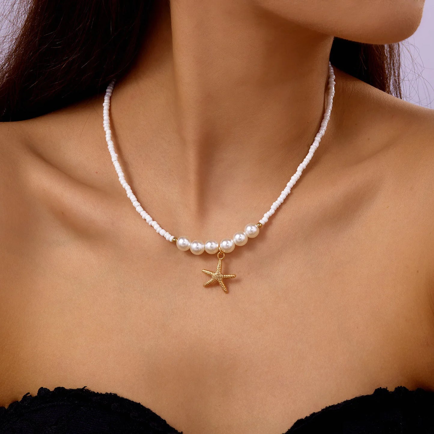 🌊 Collier Coquillage "Estrella" – LITORÉA