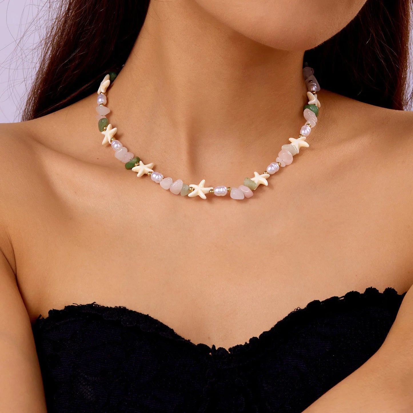 🌊 Collier Coquillage "Estrella" – LITORÉA