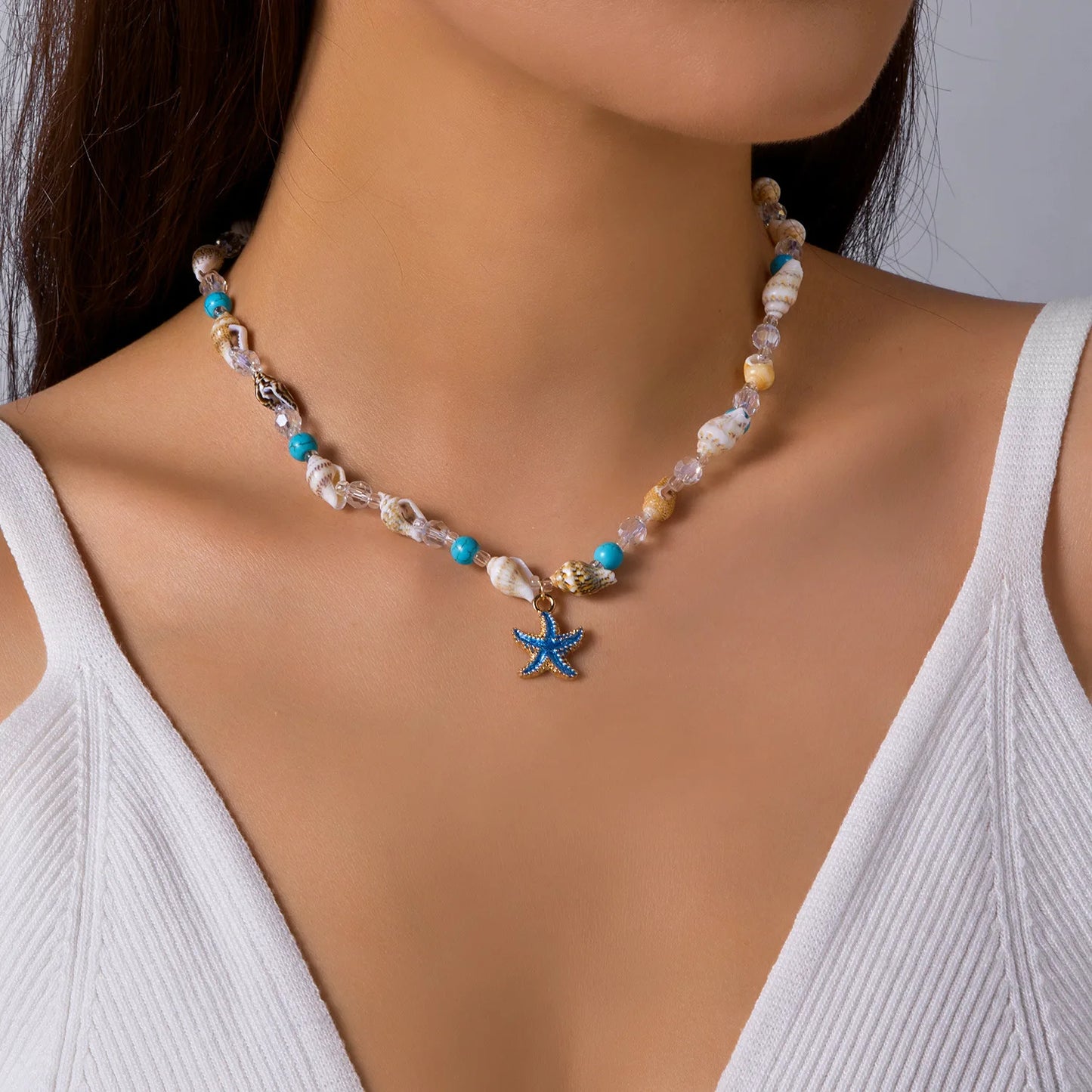 🌊 Collier Coquillage "Estrella" – LITORÉA