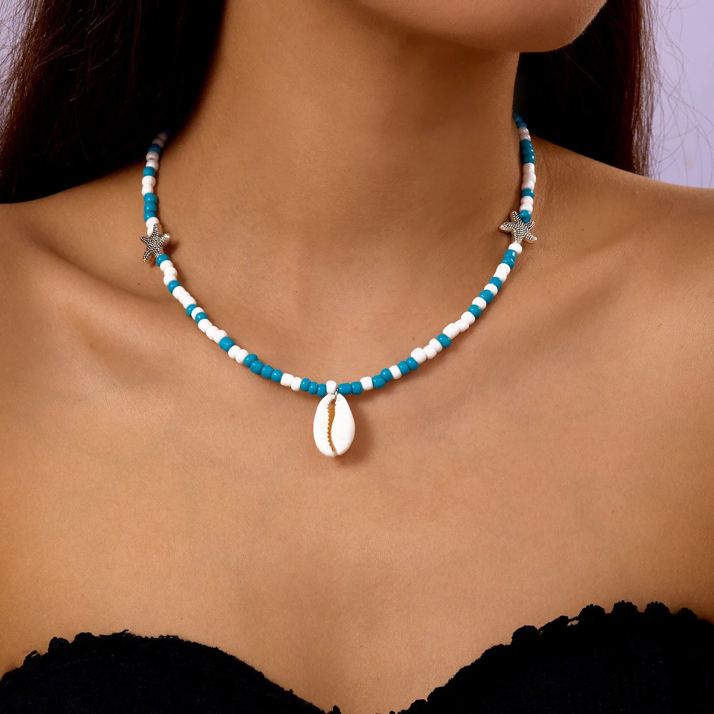 🌊 Collier Coquillage "Estrella" – LITORÉA