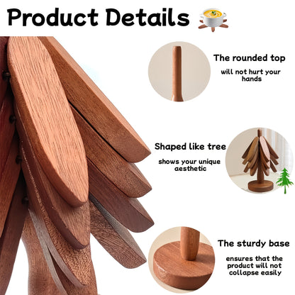 WoodyFold™ – Dessous-de-plat pliables en bois