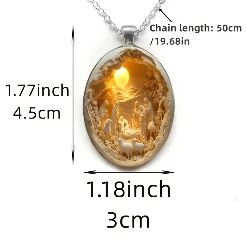 Collier de la Nativité 3D ✨ – Édition Limitée de Noël 2025