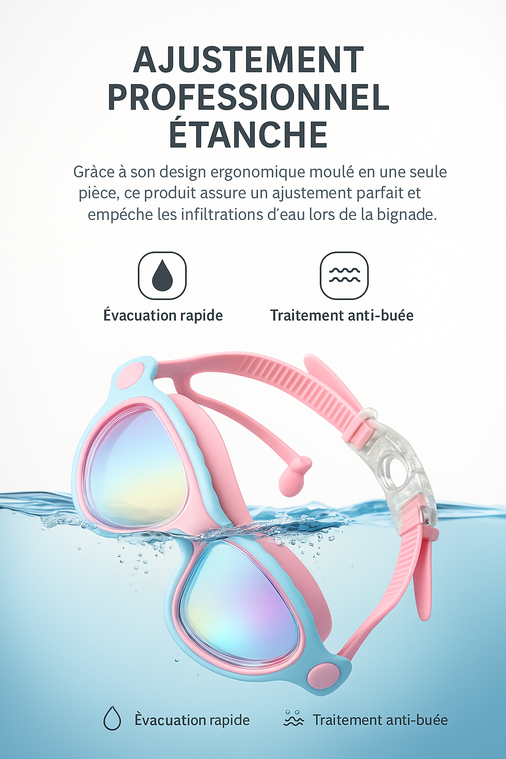 🏊♂️SunnySwim™ – Lunettes de piscine anti-buée