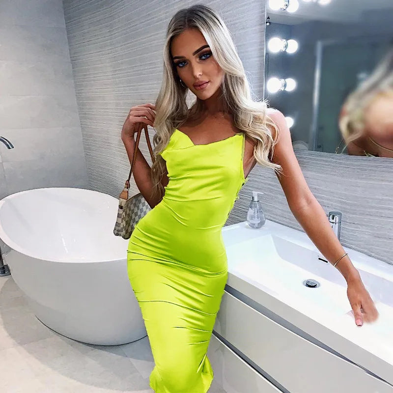 💗 Robe Satinée "Ariela" – LITORÉA