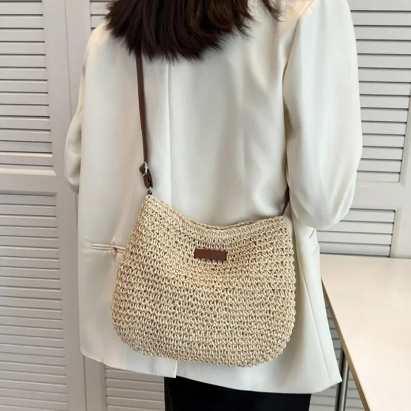 🌿 Sac Raphia Bohème "Soléna" – LITORÉA