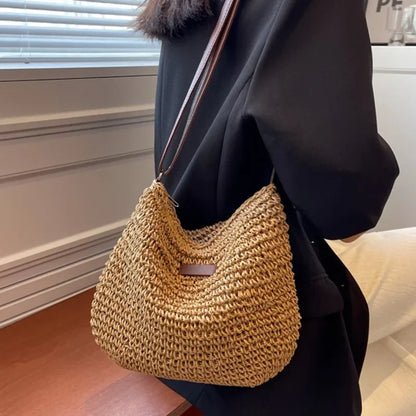 🌿 Sac Raphia Bohème "Soléna" – LITORÉA