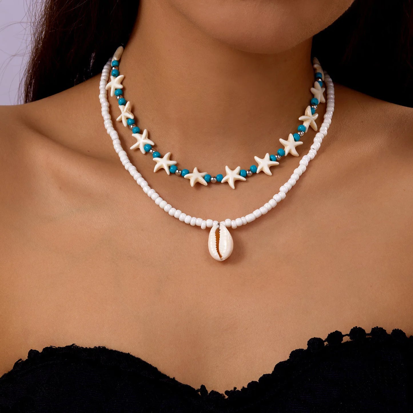 🌊 Collier Coquillage "Estrella" – LITORÉA