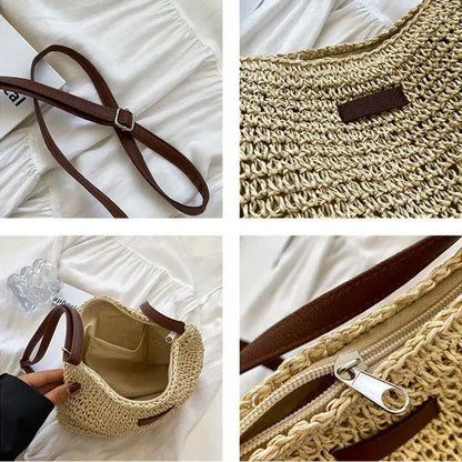 🌿 Sac Raphia Bohème "Soléna" – LITORÉA