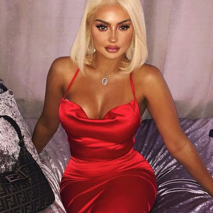 💗 Robe Satinée "Ariela" – LITORÉA