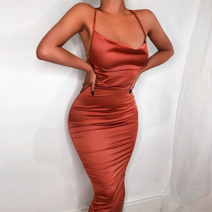 💗 Robe Satinée "Ariela" – LITORÉA