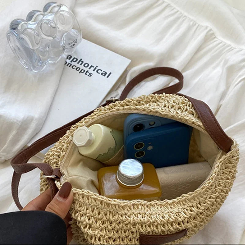 🌿 Sac Raphia Bohème "Soléna" – LITORÉA