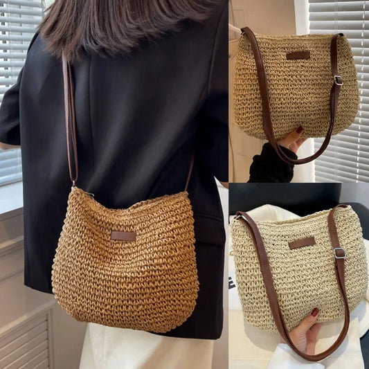 🌿 Sac Raphia Bohème "Soléna" – LITORÉA