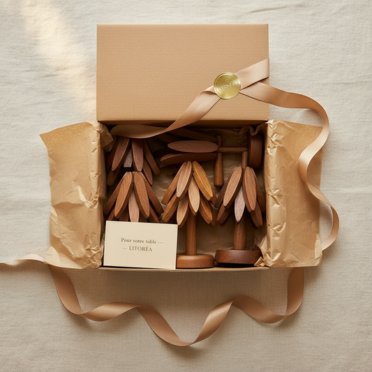 WoodyFold™ – Dessous-de-plat pliables en bois