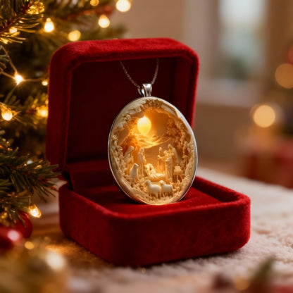 Collier de la Nativité 3D ✨ – Édition Limitée de Noël 2025