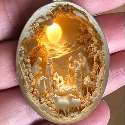 Collier de la Nativité 3D ✨ – Édition Limitée de Noël 2025
